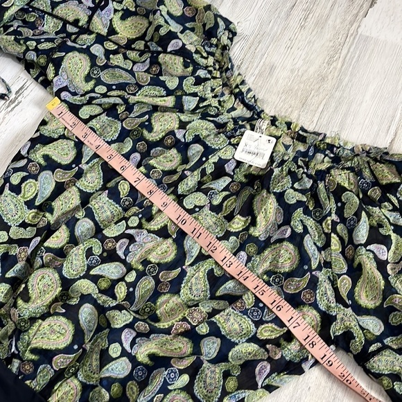 Free People Sundown Paisley Bodysuit Size XS.  NWT - Picture 11 of 12